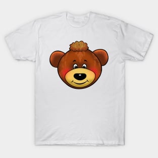 Cute teddy bear baby bear smiley hand drawn, kind, beautiful gifts for children collection T-Shirt